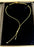 Marco Bicego 18K Yellow Gold and Diamond Lariat Necklace Lucia Collection