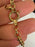 Tiffany-Style 18K Gold Heart Charm Bracelet