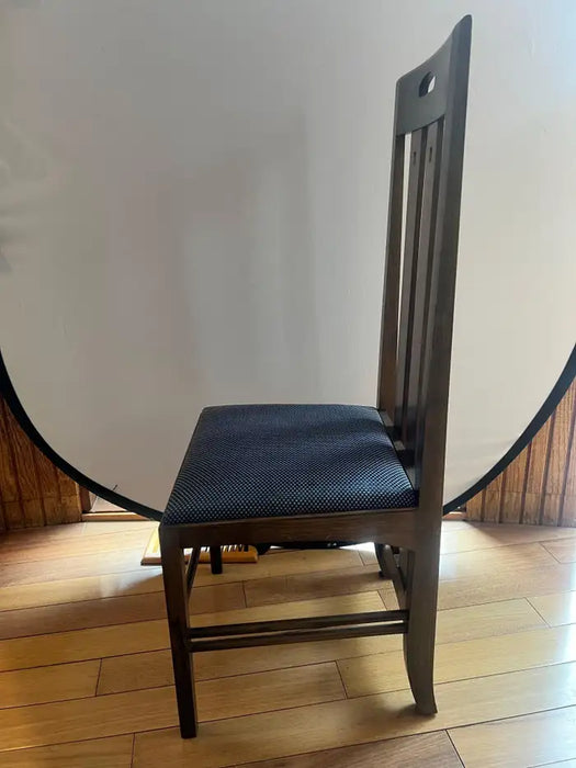 Charles Rennie Mackintosh MCM Ingram Dining Chairs for Cassina, Set of 12