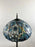 Art Nouveau Tiffany Sale Blue Stained Glass Dome Shaped Shade Floor Lamp