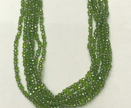 Vintage Green Stones Necklace