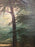 1970s Vintage "The Sacred Grove" Oil on Canvas Landscape Painting
