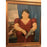 Female Portrait Oil on Canvas Painting in the manner to Fernando Botero