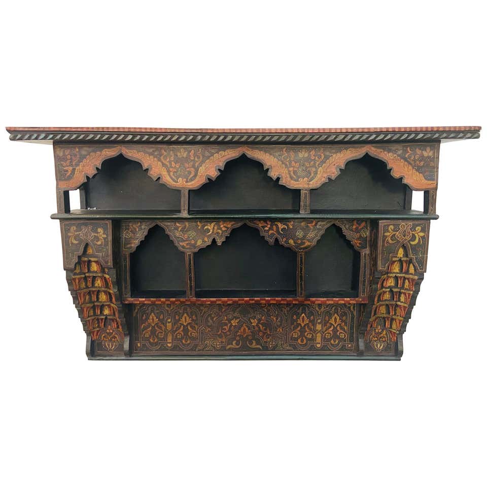 Mid 20th Century Moroccan Wall Shelf or Spice Rack