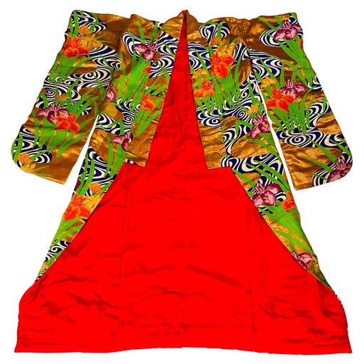 1940's Embroidered Japanese Silk Ceremonial Kimono