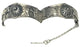 Silver Khasma Vintage Cuff Bracelet
