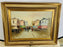 Impressionistic Oil on Canvas Framed and Signed by Artist M. Rondelli