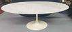 Mid-Century Modern Eero Saarinen for Knoll Oval Marble-Top Tulip Dining Table