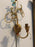 Pair of Neoclassical Handcrafted Italian Gilt Metal and Crystal Sconces by Alba
