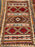 Vintage Moroccan Tribal Rug or Carpet Handwoven Wool with Abstract Diamond Patterns