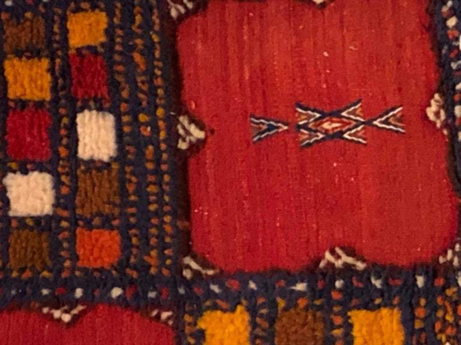 Vintage Moroccan Tribal Geometrical Pattern Runner, Rug or Carpet