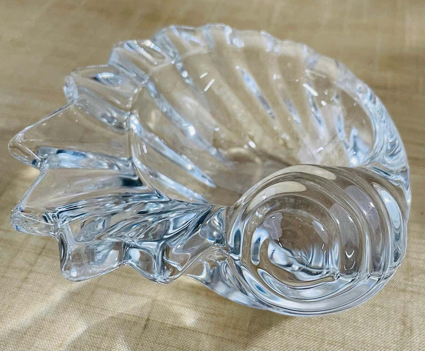 Crystal Small Dishes or Ashtrays, a Set of 7