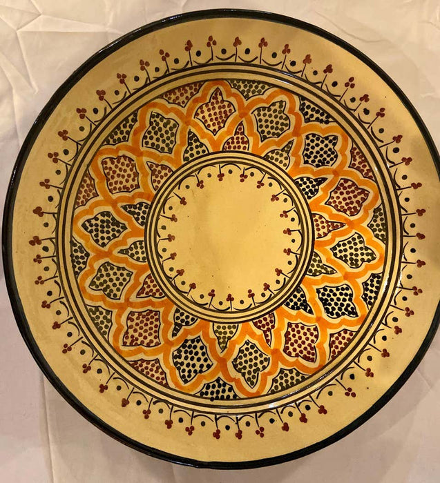 Handmade Large Colorful Ceramic Serving Decorative, Center Table Plates
