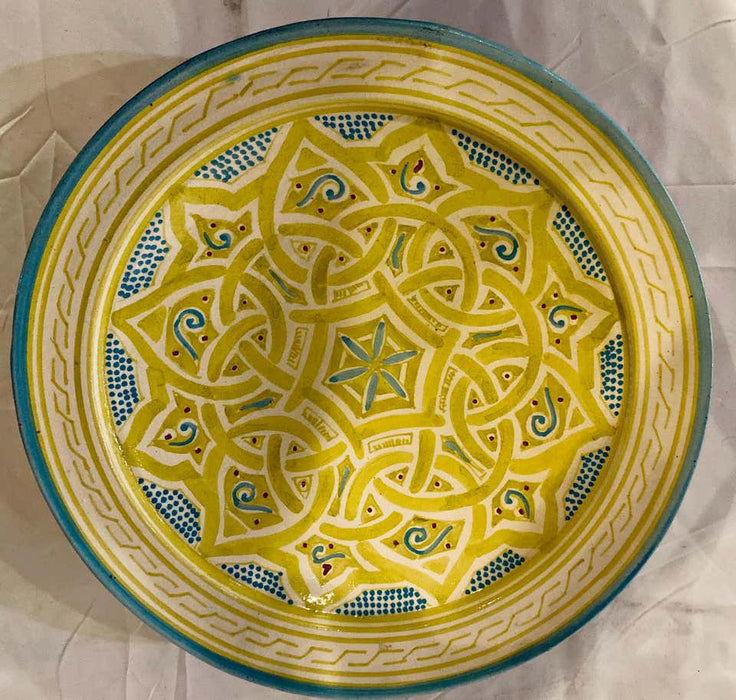 Handmade Large Colorful Ceramic Serving Decorative, Center Table Plates