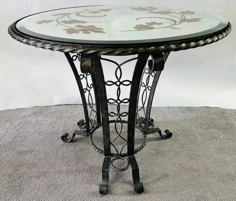 Wrought iron center deals table
