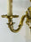 French Neoclassical Brass Wall Lamp Sconce in the Style of Maison Jansen, a Pair