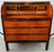 Edwardian Sheraton Revival Style Flame Mahogany Cylinder Desk or Commode