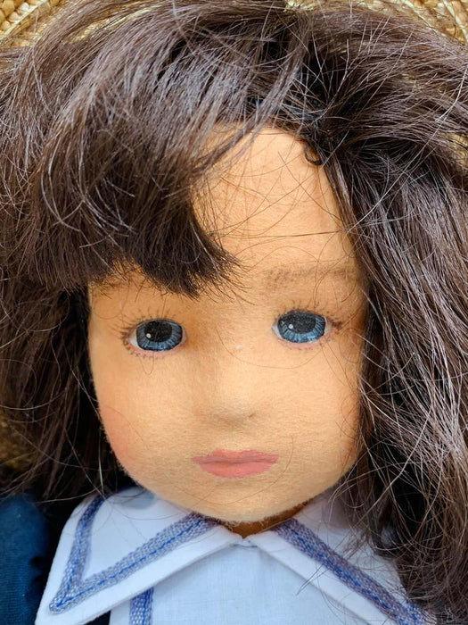 Rare Vintage 1980s Lenci Doll, Serial Number 46