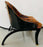 Mid-Century Modern Ebonized Shell Lounge Chairs, a Pair