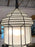 Large Art Deco Style White Milk Glass Chandelier, Pendant or Lantern, a Pair