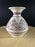 Vintage Handmade Moroccan Burgundy and White Ceramic Vase