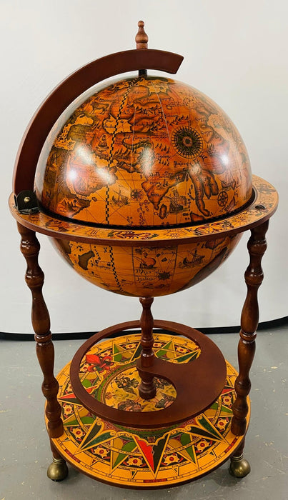 Large Terrestrial and Celestial Globe With Astrological Signs, Circa 1970