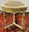 French Louis XVI Style Hand Painted Coffee Table with Wheels Attributed Henredon