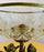 French Bronze and Cut Crystal Bowl With Cherubs and Swans Design