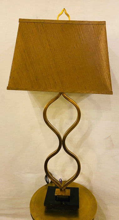 Art Deco Brass Table Lamp