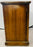 Mid-Century Campaign Style Mahogany Flip Top Dry Bar Cabinet Server or Chest