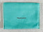 Tiffany & Co. Sterling Silver Keychain With Matching Porcelain Blue Box