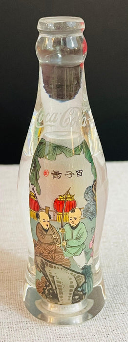 Collectible Coca-Cola Special Edition Asian Chinese Bottles, a Set of 5