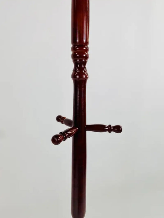 Vintage Hand-Carved Rosewood Coat Rack or Stand