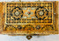 Vintage Moroccan Brass and Bone Inlaid Jewelry Chest
