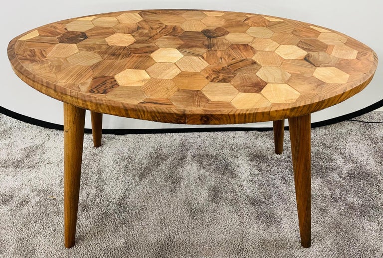 Mid Century Modern Style Wooden Coffee Table