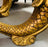 Midcentury Brass Myth Mermaid Sculptural & Marble Coffee or Cocktail Table