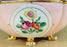 Vintage Italian Porcelain Pink Jewelry Box