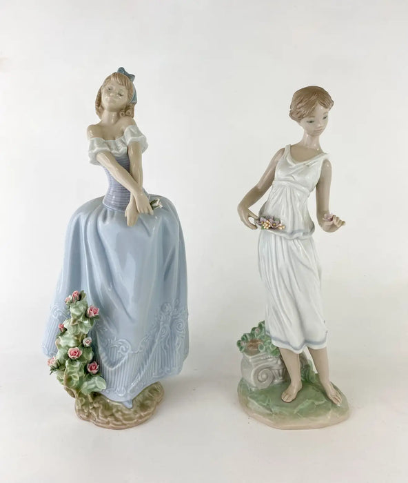 Lladro Limited Edition of Lady in Love and Flowers for Goddess Woman