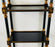 Chinoiserie Style Pagoda Form Faux Bamboo Wall Rack, 3 Shelves