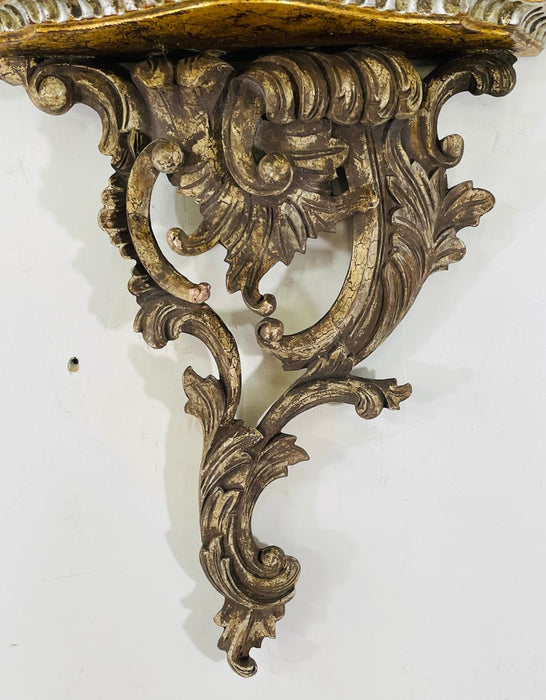 Antique French Baroque Style Wall Bracket, a Pair