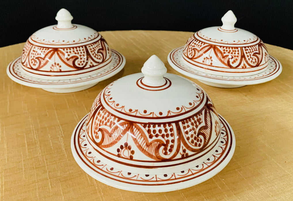 Set of Three Tajine Moroccan Serving Dishes
