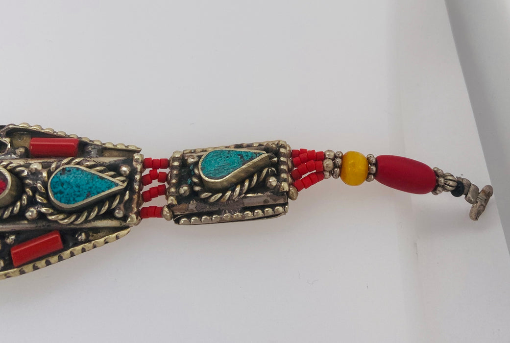 Moroccan Berber Tribal Vintage Pure Silver Bracelet
