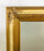 Directoire Style French Hand Carved Gilded Patinated Frame Wall or Table Mirror