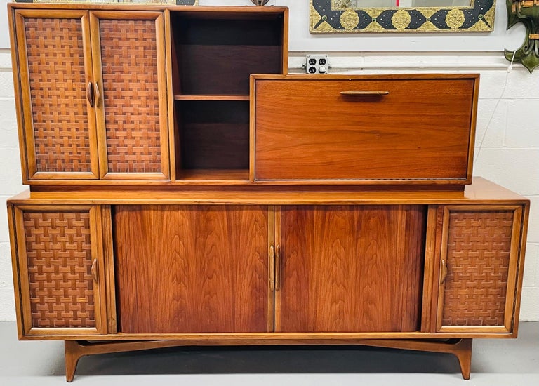 mid century modern danish dresser TEAK Mid Century Modern Double DRESSER by G-Plan