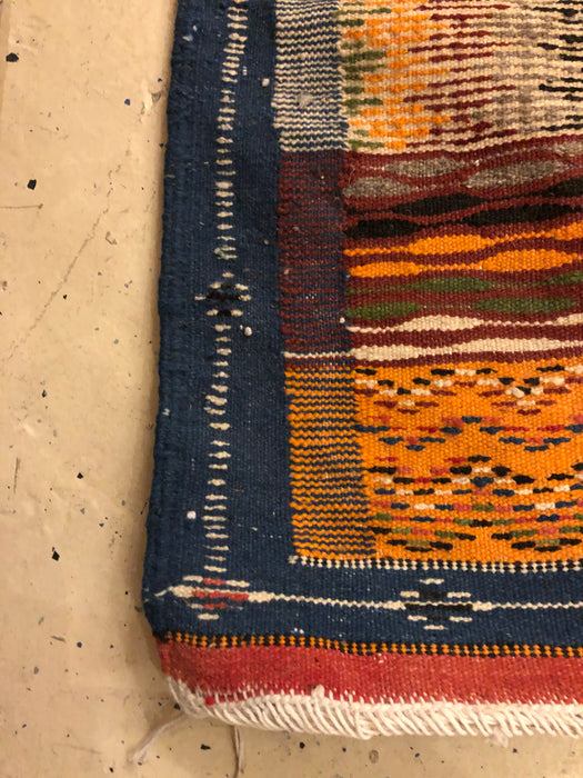 Moroccan Berber Rug - Handwoven Wool with Organic Dye