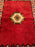 Berber Rug - Diamond on Deep Red Background Handwoven