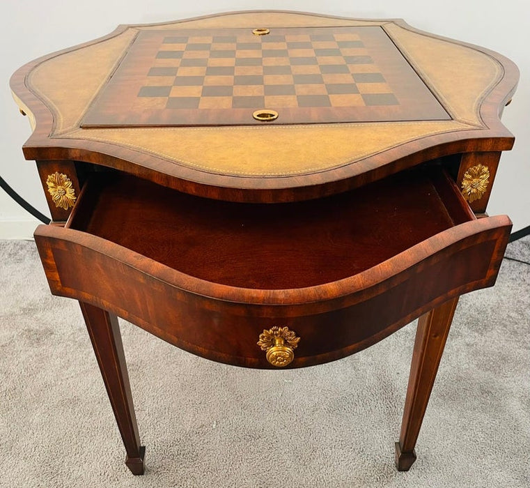 Regency Style Mahogany Game Table by Maitland Smith
