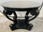 Ralph Lauren Black One Fifth Scroll Hall Table, Neo Romantic 1940's Style