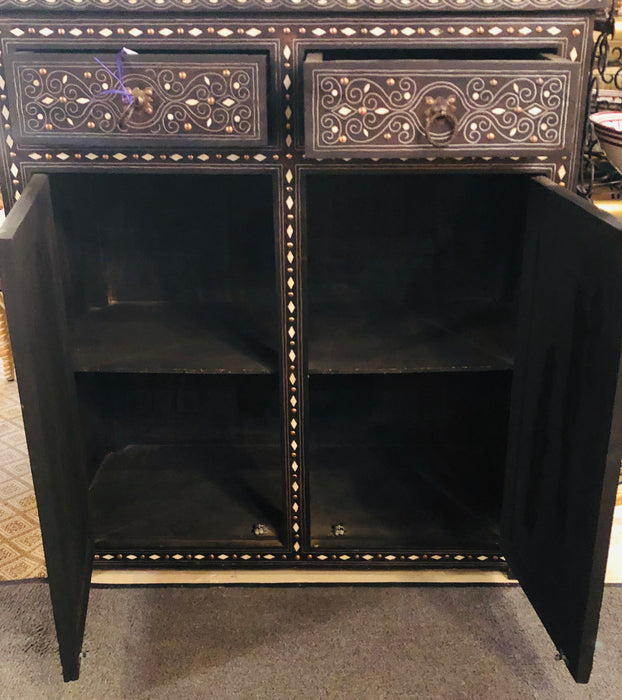 1920s Moroccan Commode, Chest, Cabinet or Sideboard with Arch Design