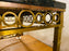 Hollywood Regency Granite Top on Brass Base Center Table